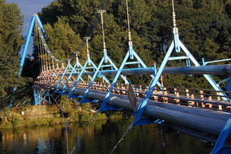 Rekonstrukce lanového produktovodu přes Vltavu