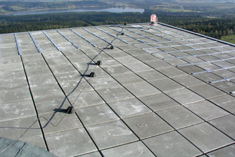 Overhaul of the Zelená hora transmitter roof